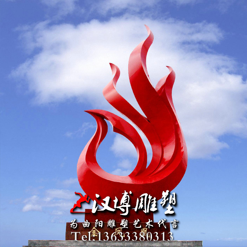 大型凤凰雕塑,景观雕塑,不锈钢雕塑