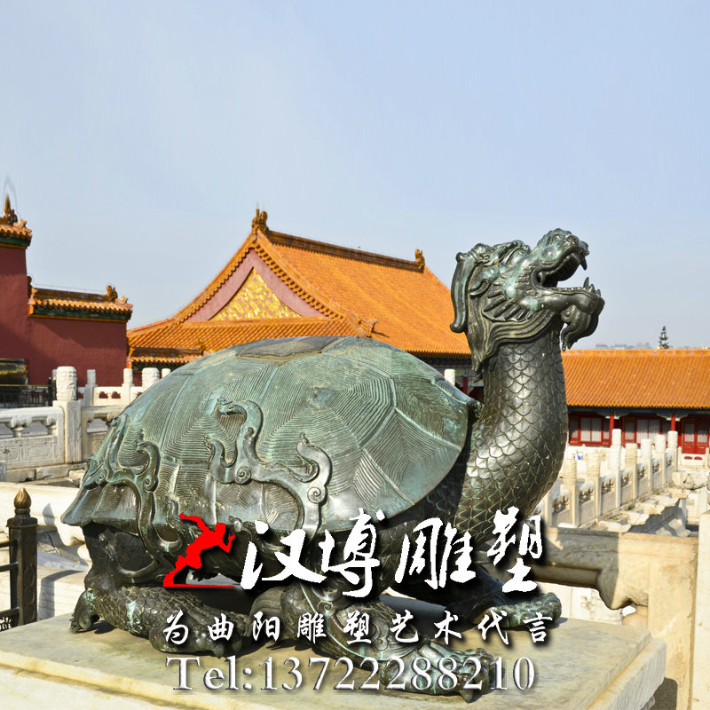 石雕雕塑,龙龟雕塑,动物雕塑