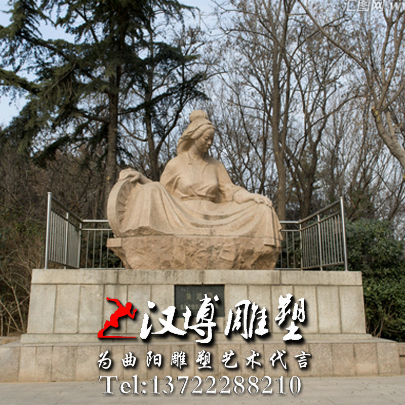 古代人物雕塑,纺织人物雕塑,黄道婆人物雕像