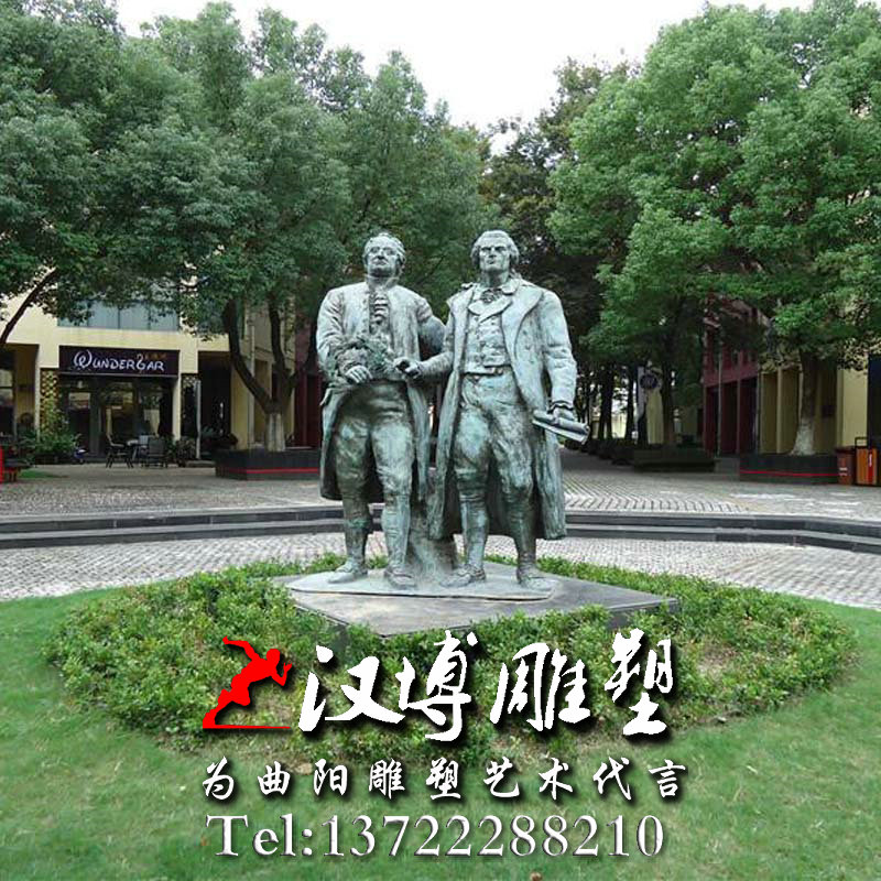 名人音乐家雕塑,贝多芬人物雕像,景观雕塑