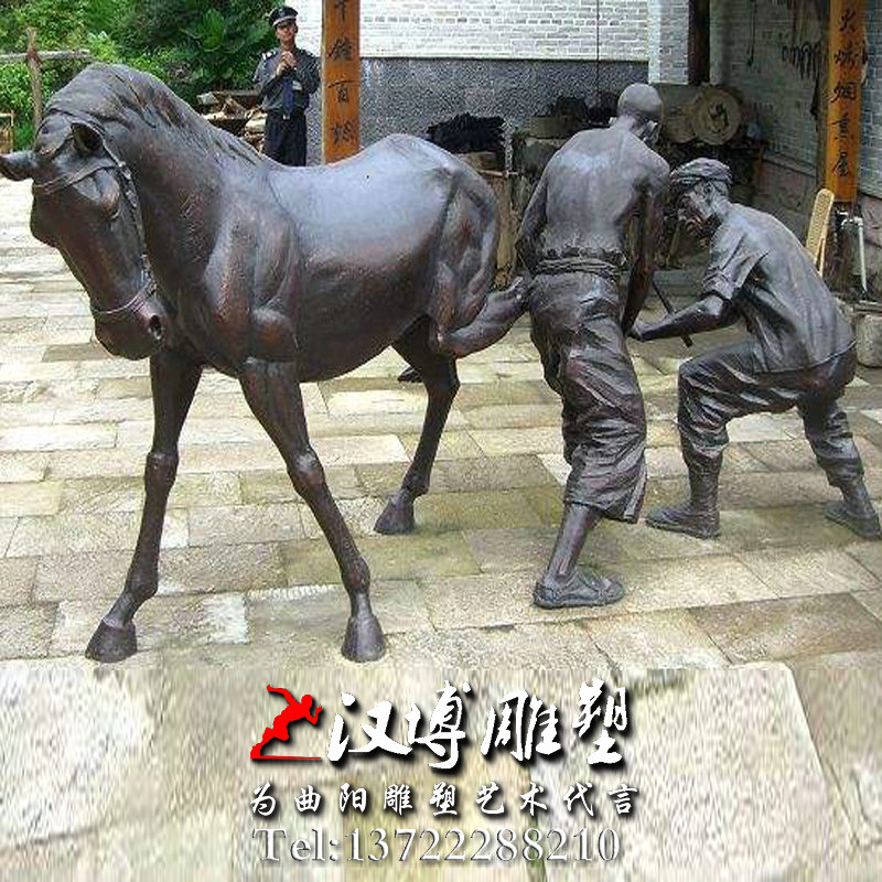 马帮雕塑,民俗文化雕塑,茶马古道雕塑
