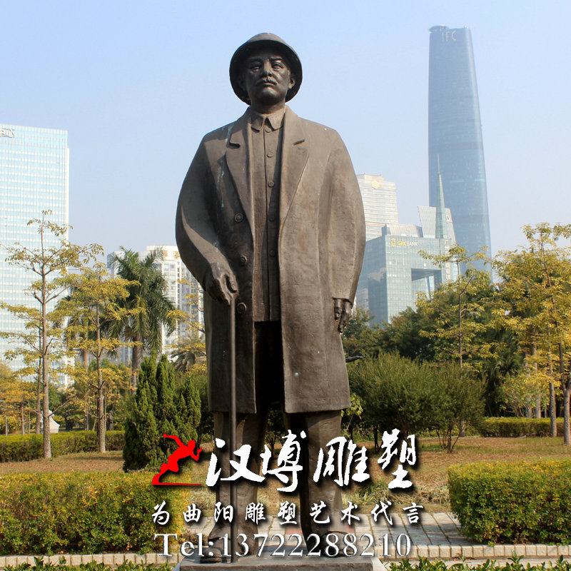 孙中山人物雕像,名人雕塑,园林景观雕塑