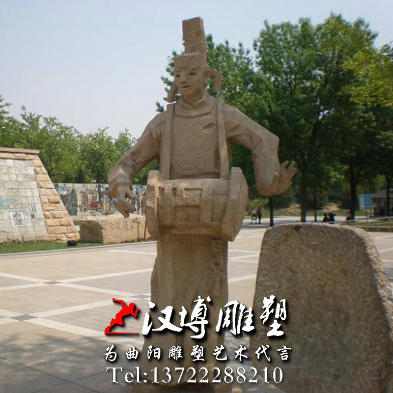 关汉卿人物雕像,古代名人雕塑,园林景观雕塑
