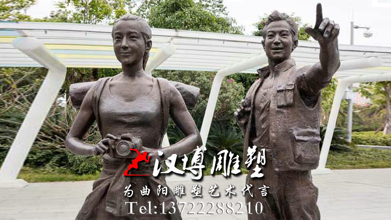玻璃钢雕塑,人物雕塑,铸铜景观雕塑