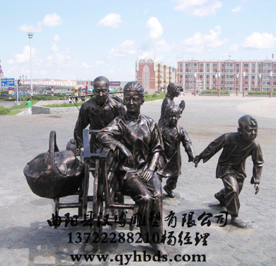 校园人物雕塑