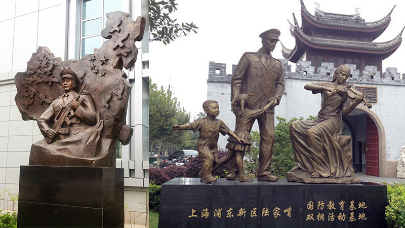 历史文化铜雕,传统人物雕像,大型景观雕塑