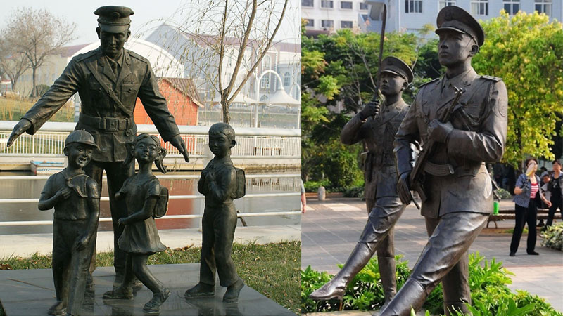 大型人物铜雕,公园景观雕像,城市雕塑