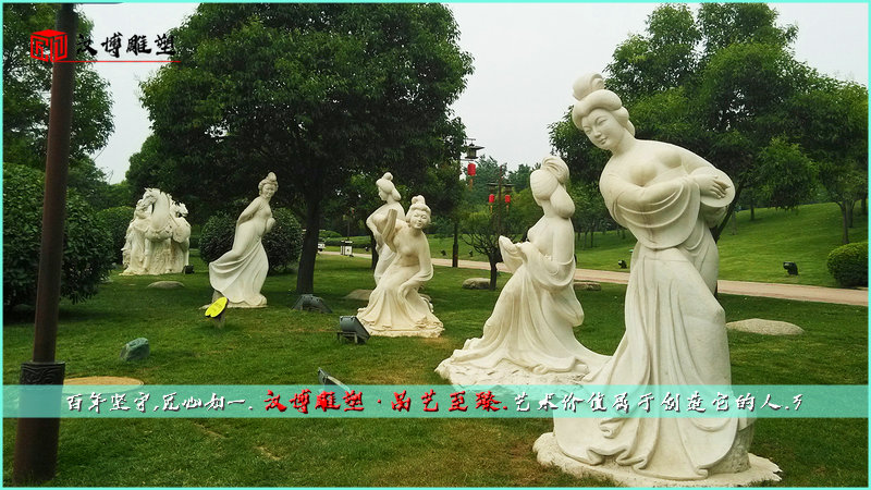 跳舞雕塑,人物主题雕像,户外景观石雕